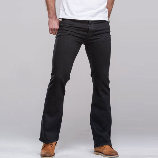Jeans Casuales Hombre Azul Oscuro Slim Fit Microelástico Lavado Clásico - Image 2