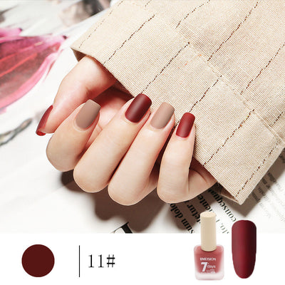 Esmalte de Uñas Mate Nude sin Horno de Secado Rápido - Image 13