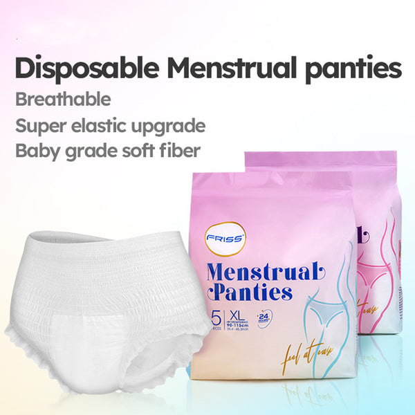 Pantaletas Sanitarias para Menstruación - Múltiples Colores y Tallas