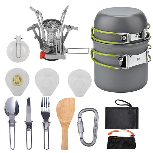 Kit de Cocina Portátil para Camping - Juego Completo de Aluminio - Image 6