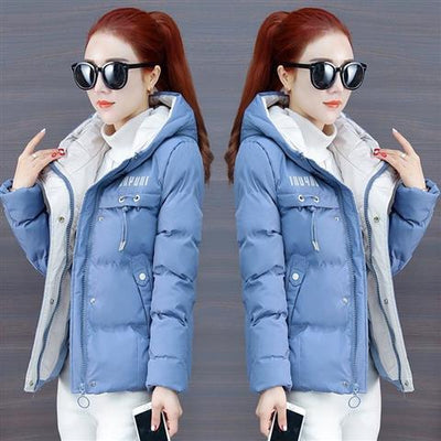 Abrigo de Plumón y Algodón para Invierno - Chaqueta Suelta y Cálida para Mujer - Image 4