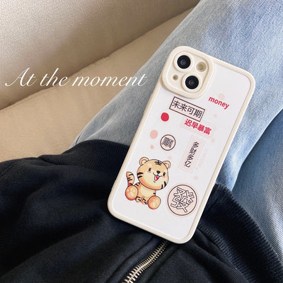 Funda para Celular de Cuero con Tigre Adorable - Image 9