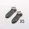 Gris Oscuro Talla Única 5 Pares