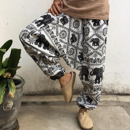 Pantalones Holgados Talla Grande Unisex con Entrepierna Amplia - Image 9