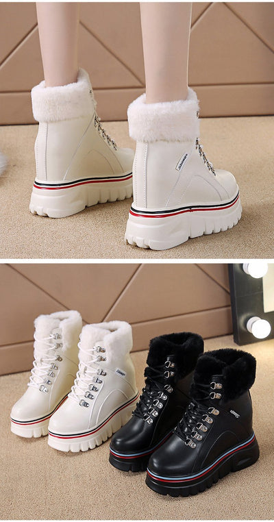 Botas Casuales de Suela Gruesa para Mujer - Otoño e Invierno - Image 12
