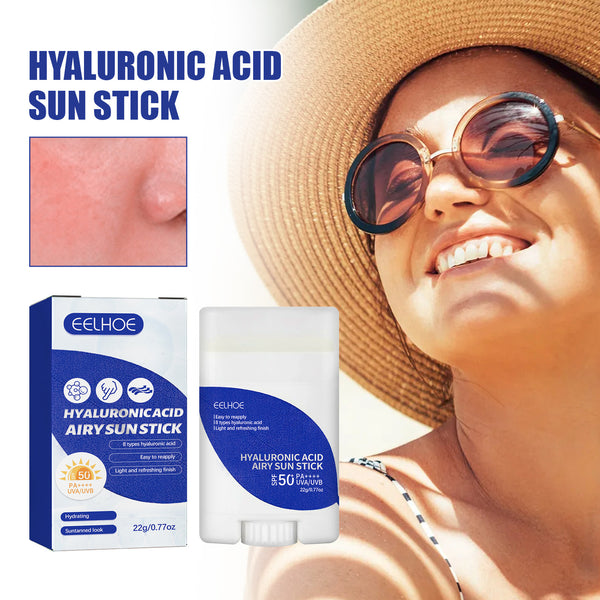 Protector Solar en Barra SPF50 con Ácido Hialurónico - Hidratante y Resistente al Agua