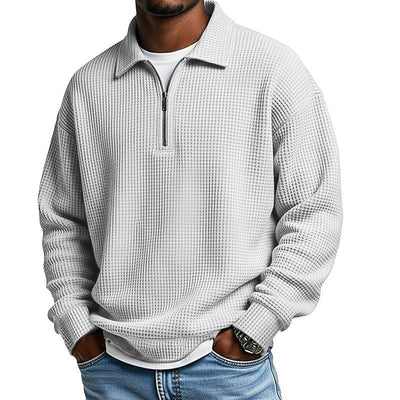 Polo Manga Corta con Cuello y Cierre de Medio Zip - Image 11