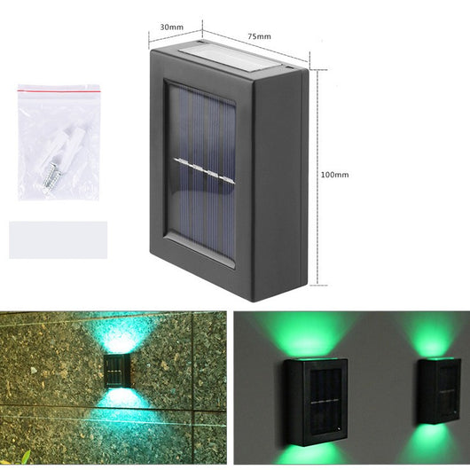 Lámpara Solar Decorativa para Pared - Iluminación de Jardín Exterior - Image 15