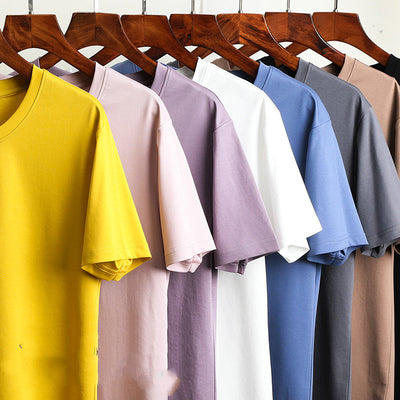Blusa de Algodón Suelta Cuello Redondo Color Liso para Mujer - Image 23