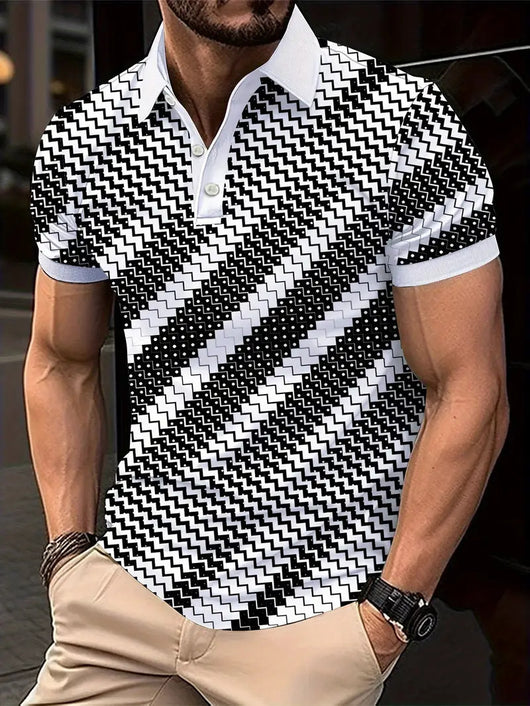Polo Clásico de Manga Corta con Solapa para Hombre - Image 18