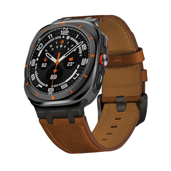 Correa de Reloj Cuero Crazy Horse Premium con Cabezal Acero Inoxidable