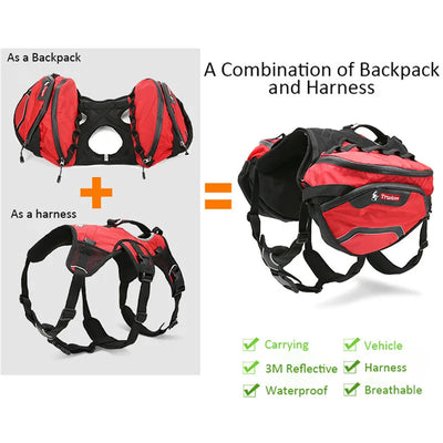 Mochila de Entrenamiento para Perros - Arnés de Carga Deportivo - Image 7