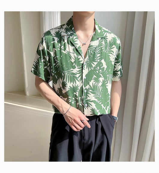 Camisa Cuello Cubano Hombros Sueltos - Image 25
