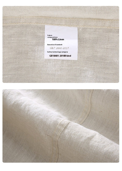 Camisa de Lino Suelta con Protección Solar de Manga Larga - Image 16