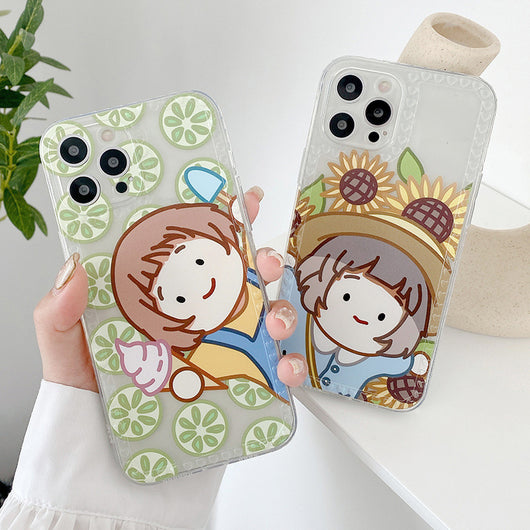 Funda Transparente de Girasol para Teléfono - Diseño Moderno y Lindo - Image 3
