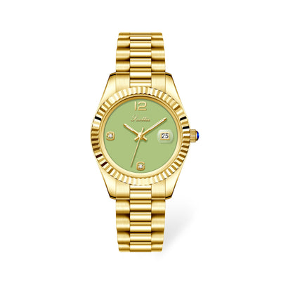 Reloj de Acero Inoxidable para Mujer con Cristal Brillante - Image 5
