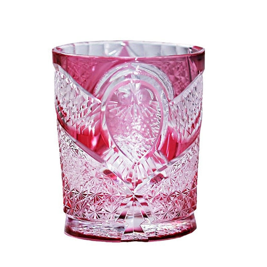 Vasos de Cristal Tallados a Mano con Búho Dorado Rojo - Image 8