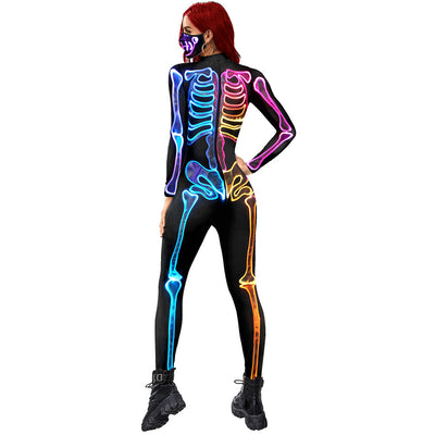 Mono Estampado Esqueleto Fluorescente para Mujer - Image 11