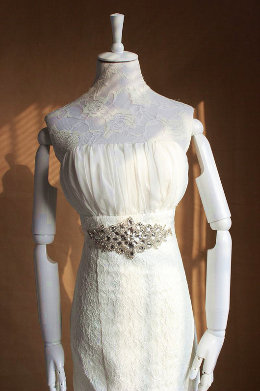 Cinturón de Novia Artesanal Lujo con Cristales - Accesorios para Vestido de Boda - Image 4