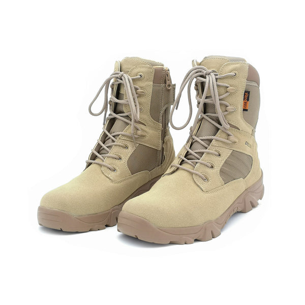 Botas Militares Delta en Ante y Cuero para Hombre