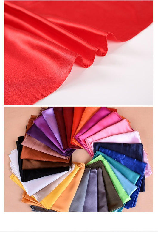 Pañuelo de Seda Artificial 90cm Satinado Brillante - Elegancia Pura - Image 47