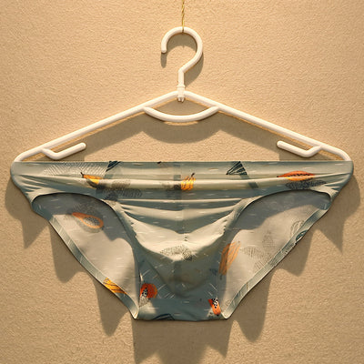 Calzoncillos Hombre Ice Silk sin Costuras Artísticos - Image 2