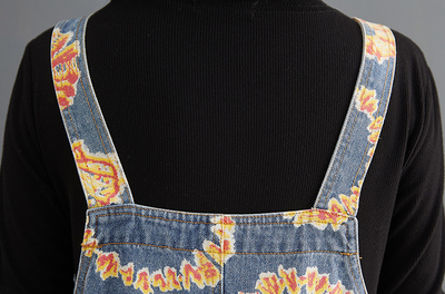 Overol Denim Holgado Talla Grande Estilo Coreano - Image 12