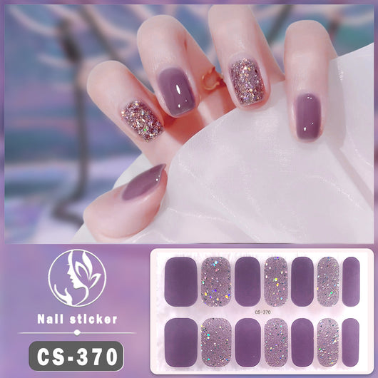 Uñas Postizas Impermeables de Color Sólido para Nail Art - Image 32