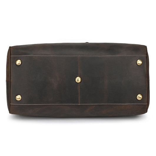 Bolsa de Viaje Cuero Vintage Crazy Horse Gran Capacidad - Image 26