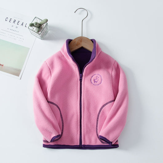 Conjunto Infantil Cardigan Polar con Capucha - Image 16