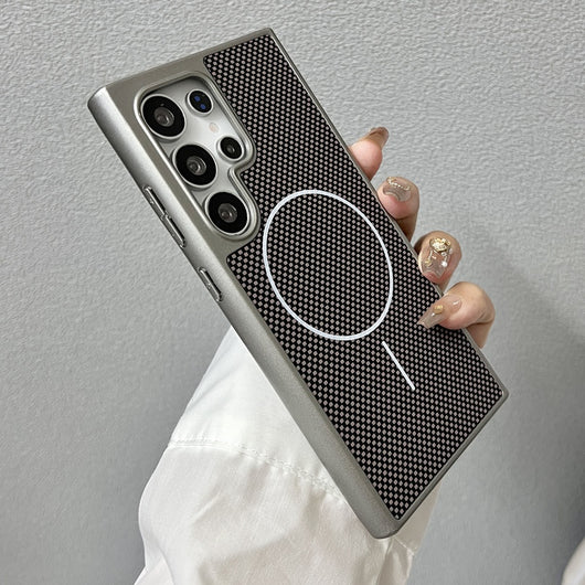 Funda Magnética de Fibra de Carbono para S24plus - Protección Total Anti-caídas - Image 12