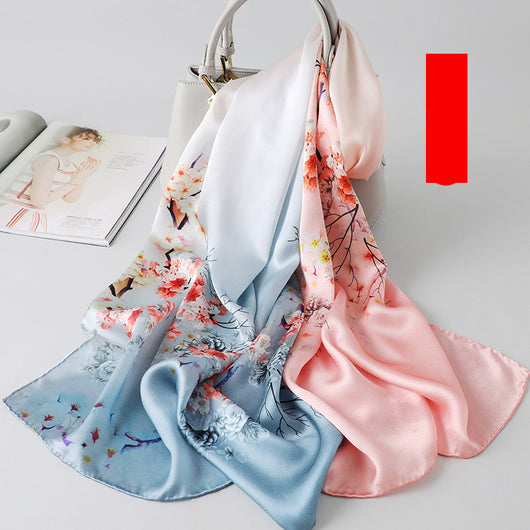 Pañuelo de Seda Estampado para Mujer - Image 12