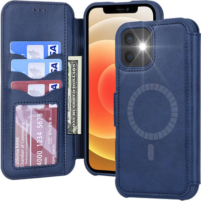Funda Magnética con Cartera para Teléfono