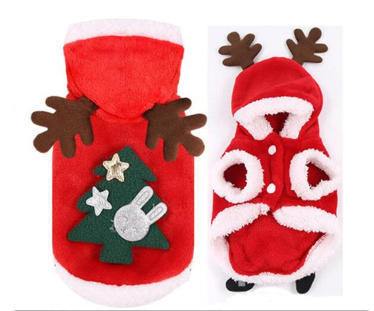 Disfraz de Papá Noel para Perros Pequeños - Ropa Navideña - Image 10