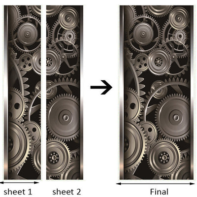 Vinilo Adhesivo 3D para Puerta - Efecto Humo Dinámico - Image 10