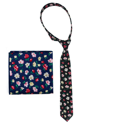 Pañuelo de Bolsillo para Traje con Estampado Floral - Accesorio Elegante y Versátil