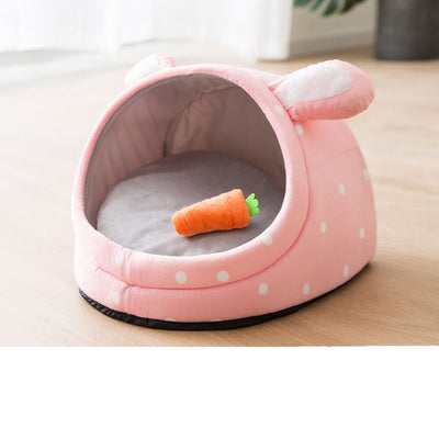 Cama Térmica para Mascotas Otoño-Invierno con Felpa Gruesa - Image 4