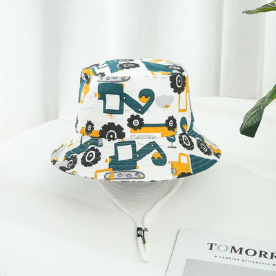 Gorro de Sol para Niño y Niña con Ala Ancha y Estampado de Dinosaurios - Image 19