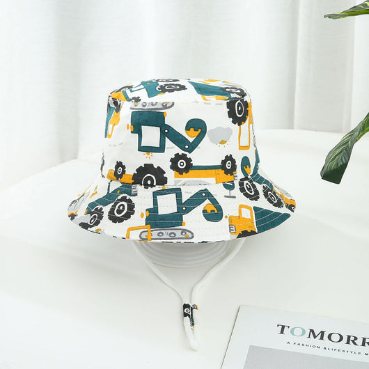 Gorro de Sol para Niño y Niña con Ala Ancha y Estampado de Dinosaurios - Image 19