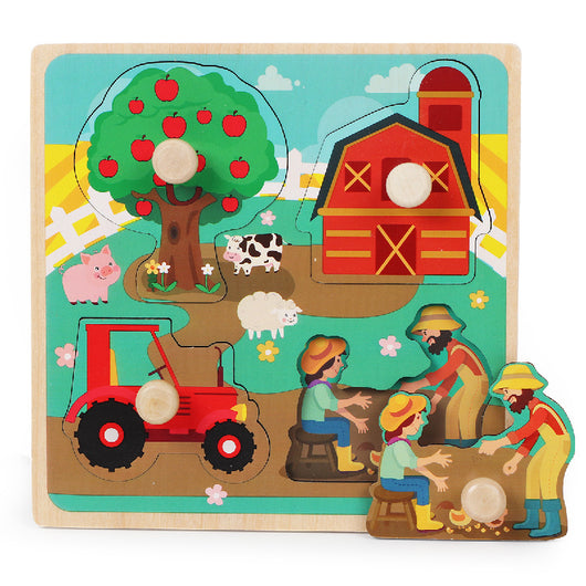 Tablero de Motricidad Fina con Clavijas de Madera para Niños - Image 39