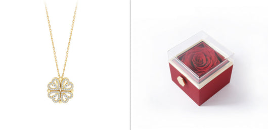 Collar Trébol de Cuatro Hojas Desmontable con Circones - Cadena Corta Multiuso para Mujer - Image 24