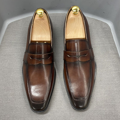 Mocasines de Cuero Italiano Clásico para Negocios - Image 7