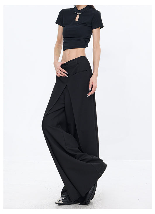 Pantalones Sueltos Negros Casuales para Mujer - Corte Recto - Image 13
