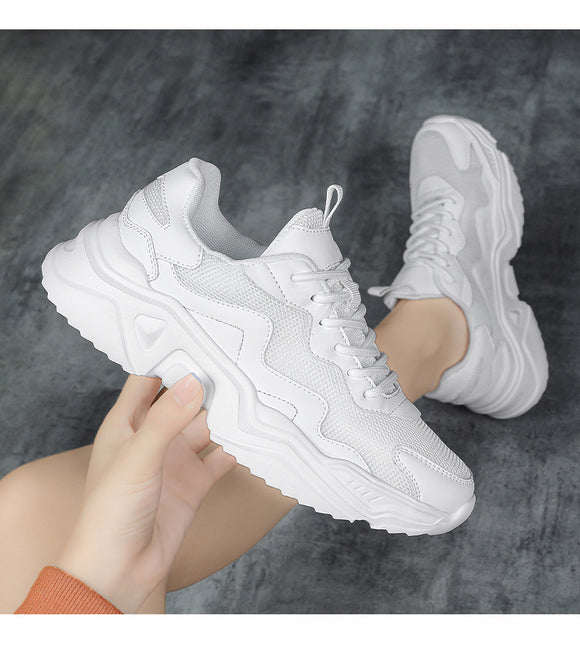 Zapatillas Deportivas Escolares con Suela Gruesa - Comodidad y Estilo