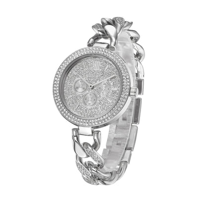 Reloj Hip Hop Cadena Cubana Diamantes Cuarzo - Image 6