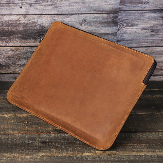 Funda Protectora para Laptop en Cuero Crazy Horse - Maletín Portátil Elegante - Image 2