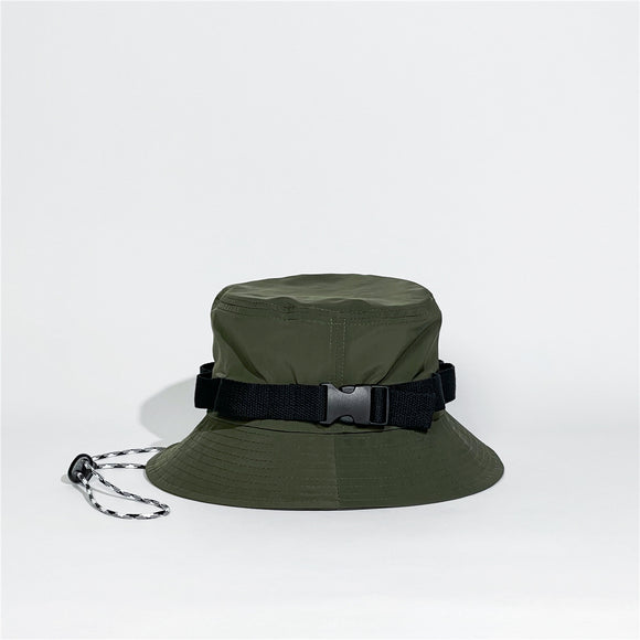 Sombrero Tipo Balde Retro con Protección Solar UV