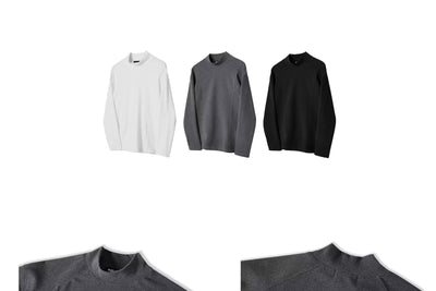 Camiseta Térmica Cuello Alto de Manga Larga para Hombre - Image 10