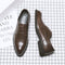 Zapatos de Cuero Casual Estilo Coreano con Altura Aumentada para Hombre