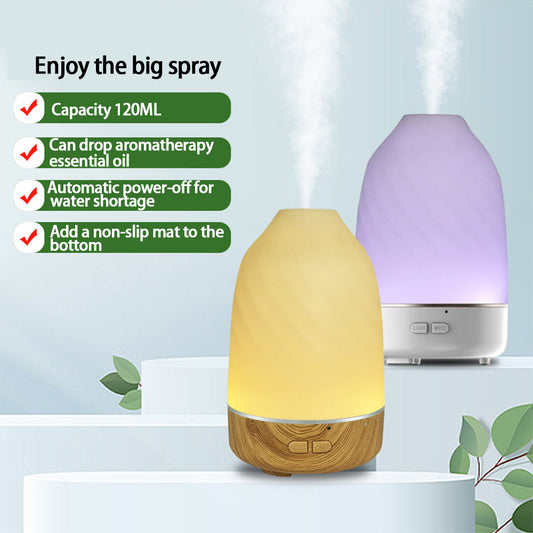 Difusor Ultrasónico Aromaterápico con Luz LED Colorida - Humidificador Profesional de Alto Volumen - Image 2